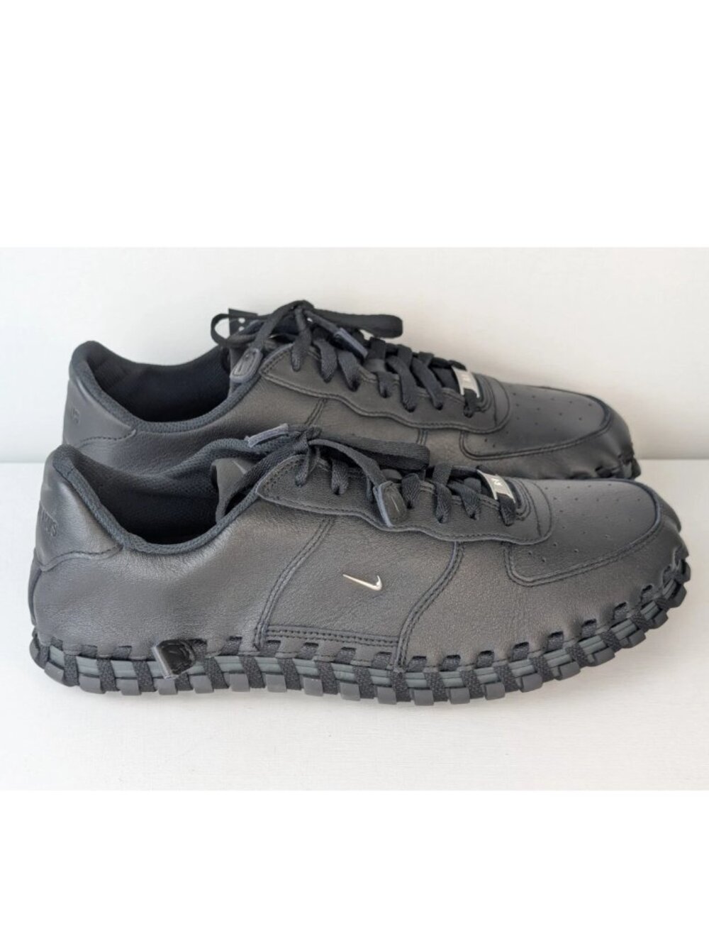 M 11.5, W 13 - Nike Jacquemus x J Force 1 Low LX SP Black Leather DR0424-001